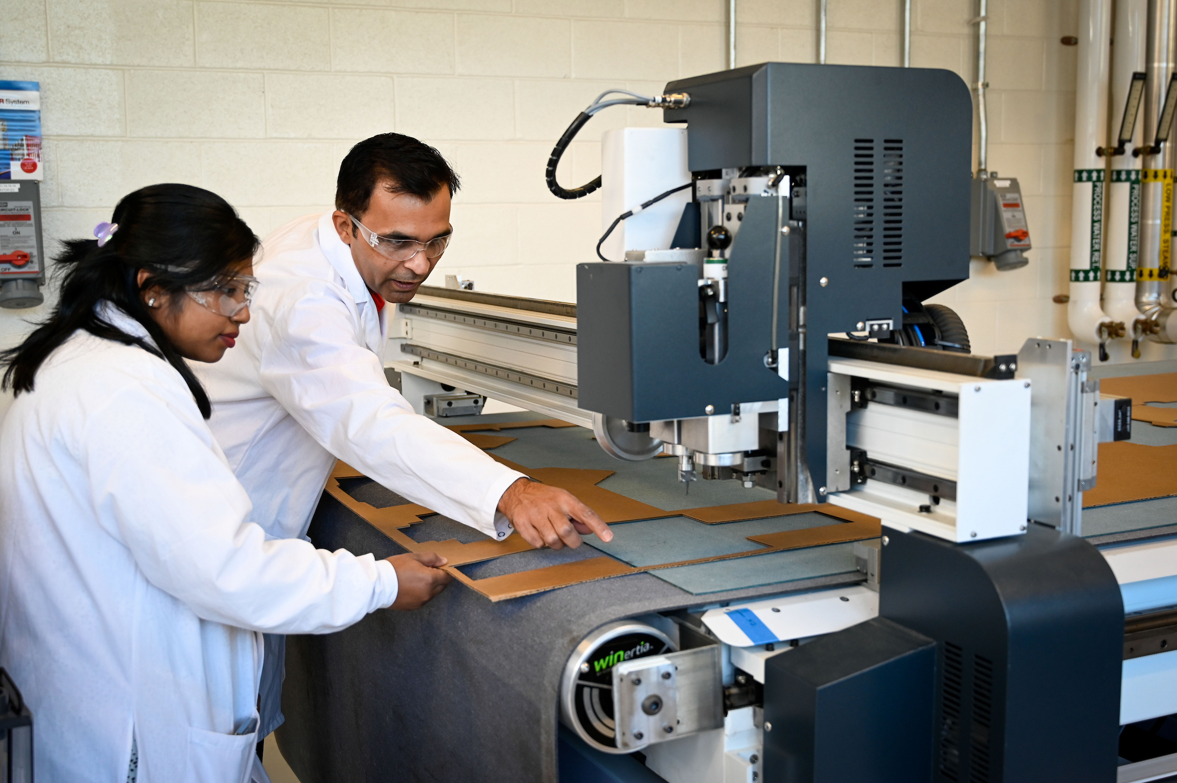 Dr. Lokendra Pal and his research team in the Department of Forest Biomaterials have developed a new biomaterial made from leftover sawdust that may one day replace plastic products.